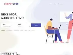 Sites similar to onspotjobs.com