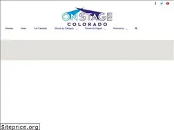 Sites similar to onstagecolorado.com