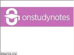 Sites similar to onstudynotes.com