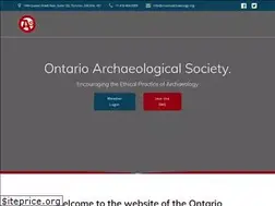 Sites similar to ontarioarchaeology.org