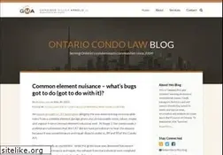 Sites similar to ontariocondolaw.com