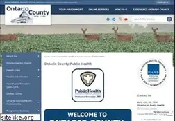 Sites similar to ontariocountypublichealth.com