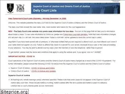 Sites similar to ontariocourtdates.ca