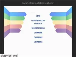 Sites similar to ontariofermentationfest.com