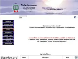 Sites similar to ontariofurnacefilters.com