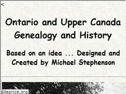 Sites similar to ontariogenealogy.com