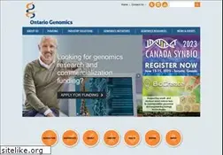 Sites similar to ontariogenomics.ca