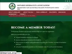 Sites similar to ontarioherbalists.ca