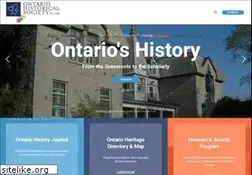 Sites similar to ontariohistoricalsociety.ca