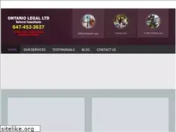 Sites similar to ontariolegal.info