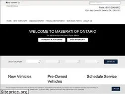 Sites similar to ontariomaserati.com