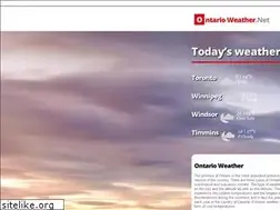 Sites similar to ontarioweather.net