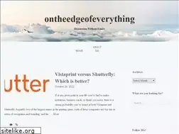 Sites similar to ontheedgeofeverything.com