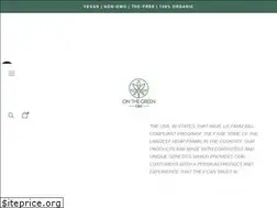 Sites similar to onthegreencbd.com