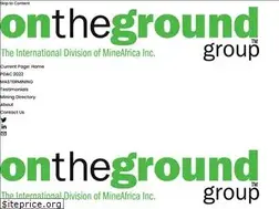 Sites similar to onthegroundgroup.com