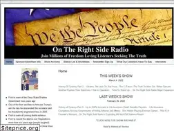 Sites similar to ontherightsideradio.com