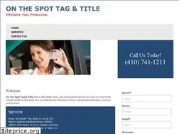 Sites similar to onthespottagandtitle.com