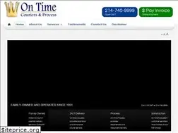 Sites similar to ontimecouriers.com