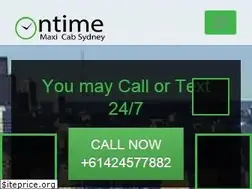Sites similar to ontimemaxicabsydney.com.au