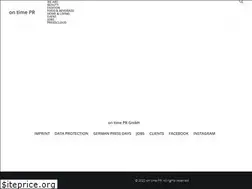 Sites similar to ontimepr.com