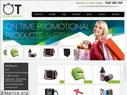 Sites similar to ontimepromotionalproducts.com.au