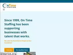 Sites similar to ontimestaffing.com