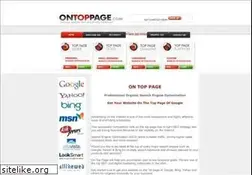 Sites similar to ontoppage.com