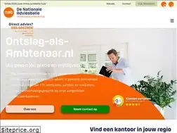 Sites similar to ontslag-als-ambtenaar.nl