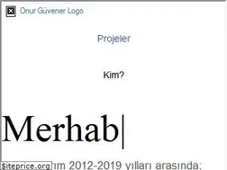 Sites similar to onurguvener.com