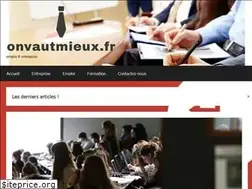 Sites similar to onvautmieux.fr