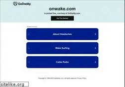 Sites similar to onwake.com