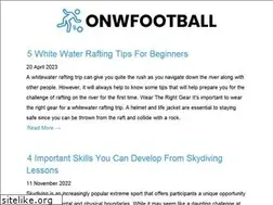 Sites similar to onwfootball.com