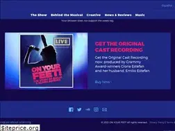 Sites similar to onyourfeetmusical.com