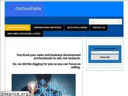 Sites similar to onyourpalm.com