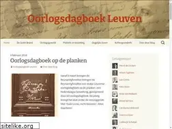 Sites similar to oorlogsdagboekleuven.be