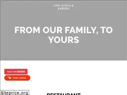 Sites similar to opafamilyrestaurant.com