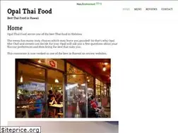 Sites similar to opalthai.com