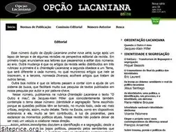 Sites similar to opcaolacaniana.com.br