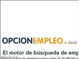 Sites similar to opcionempleo.co.cr
