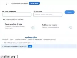 Sites similar to opcionempleo.com.bo