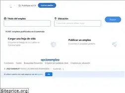 Sites similar to opcionempleo.com.gt