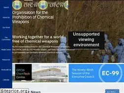 Sites similar to opcw.org