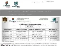 Sites similar to opdapasmetepec.gob.mx