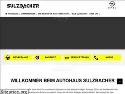 Sites similar to opel-sulzbacher.at