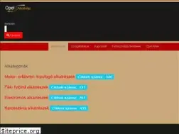 Sites similar to opelbontottalkatresz.hu