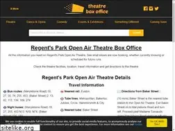 Sites similar to open-air-theatre.org.uk