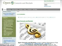 Sites similar to open-concerts.co.uk