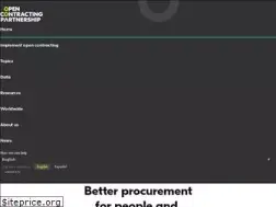 Sites similar to open-contracting.org