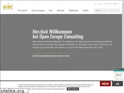Sites similar to open-europe-consulting.eu
