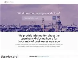 Sites similar to open-hours.in